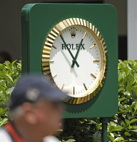 rolex golf clock|rolex outdoor clocks for sale.